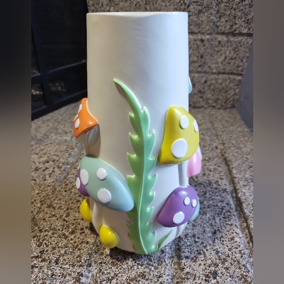 Mushroom Vase Ceramic Electric Pastel Boho Colorful - Picture 12 of 16